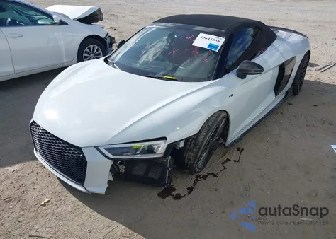2018 Audi R8 Spyder from USA, damaged, VIN WUAVACFX3J7902212